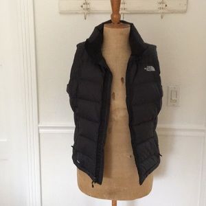 The North Face Black Down Vest, sz M/M